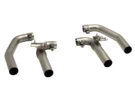 Formentor VZ5, Set of outlet tubes (quad flow) consisting of 2 outer outlet tubes without valves and 2 inner outlet tubes with integrated valves incl. mounting material