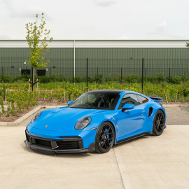 PORSCHE 911 (992) TURBO S CARBON FIBRE SIDE SKIRTS - CT DESIGN