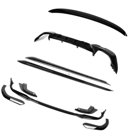 BMW 3 SERIES G20 GLOSS BLACK FULL KIT (SQUARE EXHAUST) - MP STYLE