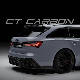 AUDI RS6 C8 AVANT CARBON FIBRE DIFFUSER - CT DESIGN
