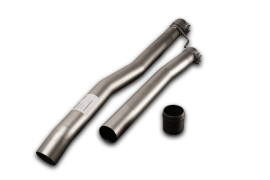 GPF back connection tube for mounting racing exhaust