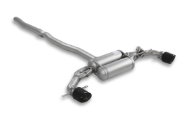 RACING GPF-back-system: RACING sport exhaust, with 1 integrated valve, NO EC TYPE APPROVAL