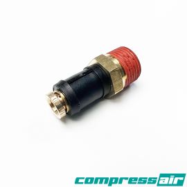 Straight 3/8" MNPT To 1/4" PTC DOT Approved CA21881