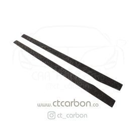 MERCEDES C63/C63S W205 COUPE & SALOON FORGED CARBON FIBRE SIDE SKIRTS