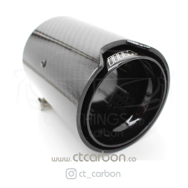 BMW 135i/140i/235i/240i/335i/340i/435i/440i CARBON EXHAUST TIPS BLACK