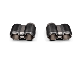 BMW M2 / M3 / M4 (G87 / G80 / G81 / G82 / G83) Akrapovic  Octagonal Tail Pipe Set (Carbon)