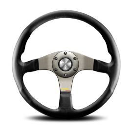 MOMO Tuner steering wheel - black Leather 320mm