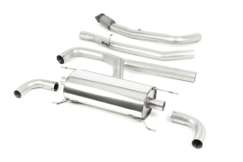Milltek Alfa Romeo Giulia Veloce Exhaust - Non Resonated Cat-Back System