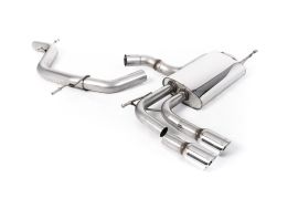 Milltek Audi A3 2.0 TFSI Cat-Back System With Smaller Volume Rear Silencer