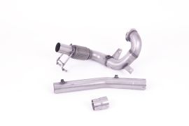 Milltek Audi A1 40TFSI 5 Door 2.0 (200PS) with OPF/GPF 2019+ Large-bore Downpipe and De-cat Fits OE Cat-Back