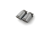 Tail pipe set L/R consisting of 4 tail pipes Ø 84 mm angled. with adjustable spherical clamp connection