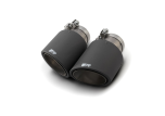 Tail pipe set L/R each 1 Carbon tail pipe Ø 102 mm angled/angled, Titanium internals, with adjustable spherical clamp connection
