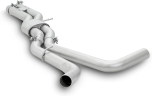 Middle silencer (only mountable in connection with 046520 0500LR!), for mounting original fixing screws of the diagonal braces are necessary, incl. EC type approval