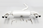 Sport Exhaust Audi S3 8V 2.0l centered for left/right system, with 2 integrated valves, EC approval