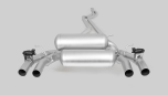 Cat-Back sport exhaust system L/R (with selectable tail pipes) with integrated valve for BMW 2 / M2 F87 Coupe, incl. EC approval