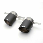 Carbon tail pipes with titanium internals to be used with original rear skirt