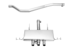 GPF-back Sport Exhaust centered (absorption principle) Honda Civic Type-R, incl. EC approval