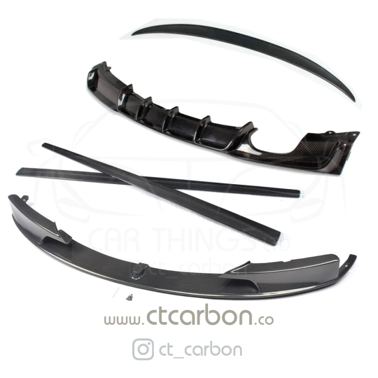 CT CARBON  BMW 3 Series F30 Gloss Black Spoiler - MP Style – CT