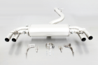 Sport Exhaust Audi S3 8V 2.0l centered for left/right system, with 2 integrated valves, EC approval