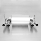 Sports exhaust BMW 3/4 M3/M4 F80, F82, centered for left/right system inc. integrated flap system and selectable tailpipes